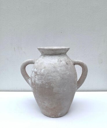 uli handled terracotta vase (light dusty pink)